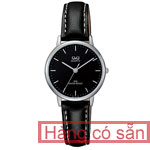 Đồng hồ CITIZEN Q&Q nữ dây da QZ01J-302Y Đồng hồ CITIZEN Q&Q nữ dây da QZ01J-302Y