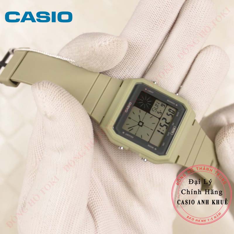 Đồng Hồ Casio AE-1200WHD-1AVDF Nam Dây Inox Mặt Vuông